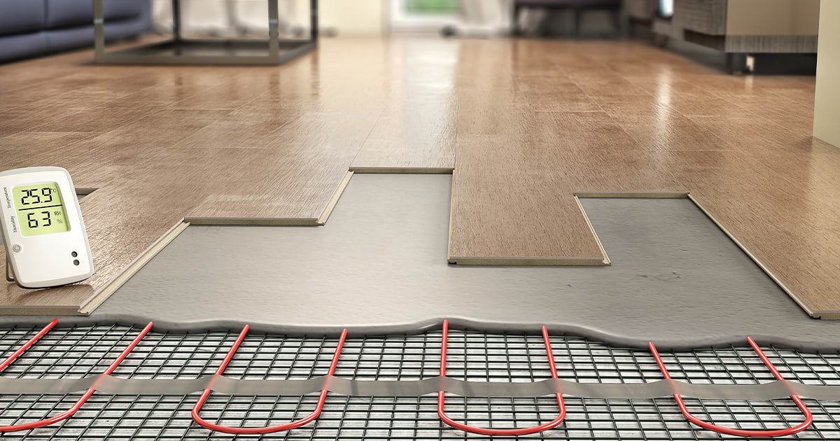 Havwoods timber flooring and under floor heating